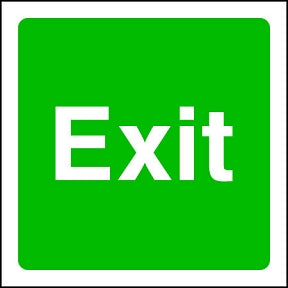 Exit (SQ) Sign