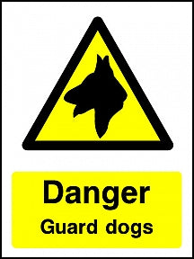 Guard Dogs Sign