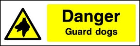 Guard Dogs Sign