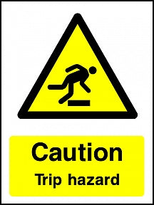 Trip Hazard Sign