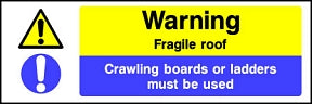 Fragile Roof Sign