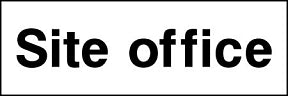 Site Office Sign