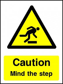 Caution Mind The Step Sign