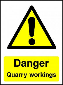 Quarry Workings Sign