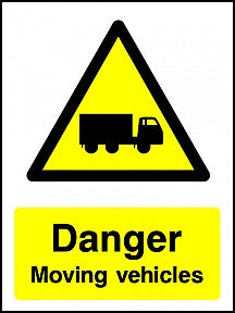 Moving Vehicles Sign