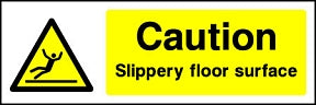 Slippery Floor Sign