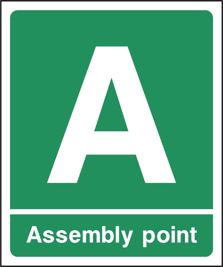 Assembly Point A Sign