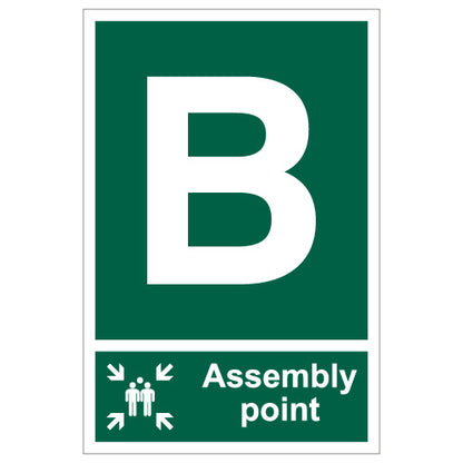 Assembly Point B Sign