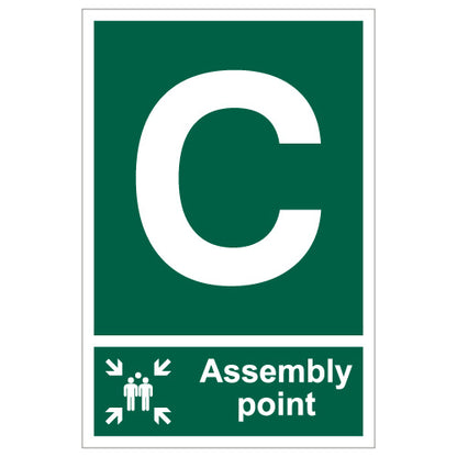 Assembly Point C Sign