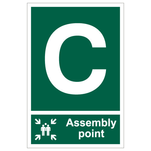 Assembly Point C Sign