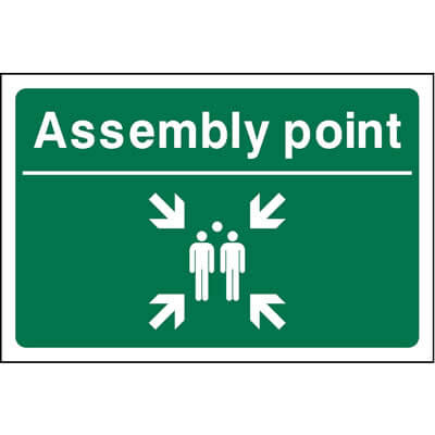 Assembly Point (people) Sign