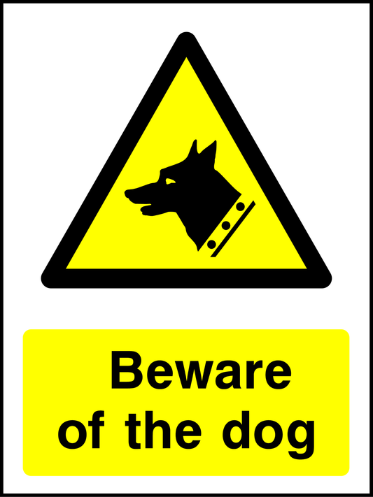 Beware of Dog Sign