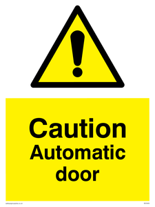 Automatic Door Sign